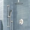 Signature Hardware Provincetown Simple Select Shower System with Rainfall Shower and Tubular Hand Shower - Valve Included -Signature Hardware Shop SHSS Provincetown 1 BN 2