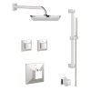 Grohe Allure Brilliant Thermostatic Shower System with Rain Shower Head, Handshower, Slide Bar, and Volume Controls - All Valves Included -Signature Hardware Shop grohe gss allure cth 07 000 113