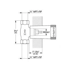 Signature Hardware Shop -Signature Hardware Shop grohe gss allure cth 07 volume control valve dimensional drawing 323