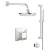 Grohe Allure Brilliant Thermostatic Shower System with Rain Shower Head, Handshower, Slide Bar, Wall Supply, Integrated Diverter and Volume Control - Rough-In Valve Included -Signature Hardware Shop grohe gss allure dth 03 000 92