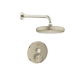 Grohe SmartControl Shower System with Shower Head, Shower Arm, Valve Trim, and Rough In
