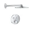 Grohe SmartControl Shower System with Shower Head, Valve Trim, and Rough In -Signature Hardware Shop grohe gss smartactive 1 000 7109186