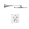 Grohe SmartControl Shower System with Shower Head, Valve Trim, and Rough In -Signature Hardware Shop grohe gss smartactive sq 1 ls0 7109186