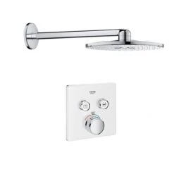 Grohe SmartControl Shower System with Shower Head, Valve Trim, and Rough In