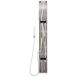 Signature Hardware Natalina Thermostatic Stainless Steel Shower Panel with Hand Shower and Ten Body Jet Sprays -Signature Hardware Shop signature hardware 306666 alternate view 108