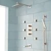 Signature Hardware Onassis Thermostatic Shower System with Shower Head, Hand Shower, Slide Bar, Bodysprays, Shower Arm, Hose and Valve Trim - Valve Included -Signature Hardware Shop signature hardware 379996 9579736