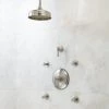 Signature Hardware Glenly Pressure Balanced Shower System with 8" Rain Shower Head and 4 Body Sprays - Rough In Included -Signature Hardware Shop signature hardware 393131 8078424