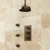 Signature Hardware Isola Thermostatic Shower System with 6" Rain Shower Head and 3 Body Sprays - Rough In Included -Signature Hardware Shop signature hardware 402811 830653