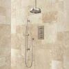 Signature Hardware Isola Thermostatic Shower System with 6" Rain Shower Head and Hand Shower - Rough In Included 1 Signature Hardware Isola Thermostatic Shower System with 6" Rain Shower Head and Hand Shower - Rough In Included -Signature Hardware Shop signature hardware 403032 830653