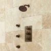 Signature Hardware Isola Thermostatic Shower System with 8" Shower Head and 3 Body Sprays - Rough In Included -Signature Hardware Shop signature hardware 403270 830653