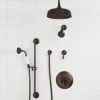 Signature Hardware Pressure Balanced Shower System with 12" Rain Shower Head and Hand Shower - Rough In Included -Signature Hardware Shop signature hardware 403318 830653