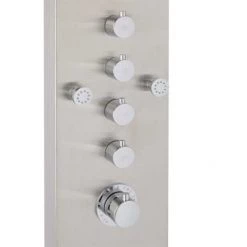 Signature Hardware Novi Thermostatic Stainless Steel Shower Panel with Hand Shower and Six Bodysprays -Signature Hardware Shop signature hardware 413221 alternate view 197