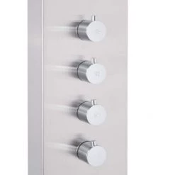 Signature Hardware Shelton Thermostatic Stainless Steel Shower Panel with Hand Shower, Four Bodysprays, and Tub Spout 12 Signature Hardware Shelton Thermostatic Stainless Steel Shower Panel with Hand Shower, Four Bodysprays, and Tub Spout -Signature Hardware Shop signature hardware 413241 alternate view 158