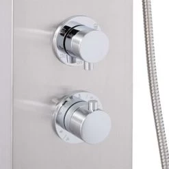 Signature Hardware Klette Thermostatic Stainless Steel Shower Panel with Hand Shower and Three Bodysprays -Signature Hardware Shop signature hardware 413245 alternate view 191