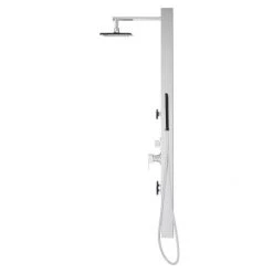 Signature Hardware Vaughn Pressure Balanced Stainless Steel Shower Panel with Hand Shower and Four Bodysprays -Signature Hardware Shop signature hardware 414024 alternate view 65