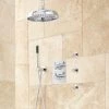 Signature Hardware Hinson Thermostatic Shower System with 6" Rain Shower Head, Hand Shower, and 3 Body Sprays - Rough In Included -Signature Hardware Shop signature hardware 414852 830653