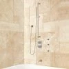 Signature Hardware Hinson Thermostatic Shower System with " Shower Head and Hand Shower - Rough In Included 1 Signature Hardware Hinson Thermostatic Shower System with " Shower Head and Hand Shower - Rough In Included -Signature Hardware Shop signature hardware 414862 830653
