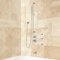 Signature Hardware Trimble Pressure Balanced Shower System with " Shower Head and Hand Shower - Rough In Included