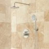 Signature Hardware Lattimore Shower System with Rainfall Shower Head and Hand Shower - Rough In Included -Signature Hardware Shop signature hardware 416163 1489527