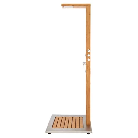 Signature Hardware Murray Bamboo Thermostatic Outdoor Shower Panel with Shower Head, Hand Shower, Bodysprays and Tray 5 Signature Hardware Murray Bamboo Thermostatic Outdoor Shower Panel with Shower Head, Hand Shower, Bodysprays and Tray - Image 3