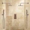 Signature Hardware Ryle Thermostatic Shower System with 7-3/4" Rain Shower Head and Hand Shower - Rough In Included -Signature Hardware Shop signature hardware 421854 830653