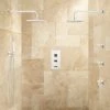 Signature Hardware Ryle Thermostatic Shower System with 7-3/4" Rain Shower Head, Hand Shower, and 3 Body Sprays - Rough In Included -Signature Hardware Shop signature hardware 421861 830653