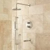 Signature Hardware Pagosa Thermostatic Shower System with 7-1/2" Shower Head and Hand Shower - Rough In Included -Signature Hardware Shop signature hardware 434878 830653