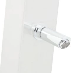 Signature Hardware Nolin Freestanding Stainless Steel Thermostatic Outdoor Shower Panel with Shower Head and Foot Shower 13 Signature Hardware Nolin Freestanding Stainless Steel Thermostatic Outdoor Shower Panel with Shower Head and Foot Shower -Signature Hardware Shop signature hardware 437302 foot shower detail 195