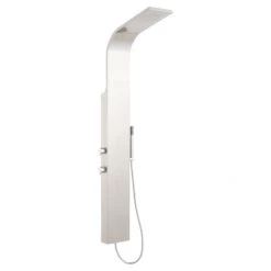 Signature Hardware Covedale Pressure Balanced Stainless Steel Shower Panel with Hand Shower and Three Bodysprays