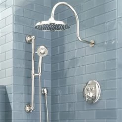 Signature Hardware Pendleton Simple Select Shower System with Rainfall Shower and Hand Shower