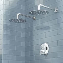Signature Hardware Provincetown Simple Select Dual Shower Head Shower System - Rough-In Included