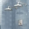 Signature Hardware Pinecrest Simple Select Dual Shower Head Shower System - Lever Handle -Signature Hardware Shop signature hardware 453681 9706537