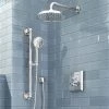 Signature Hardware Pinecrest Simple Select Shower System with Rainfall Shower and Hand Shower - Cross Handle -Signature Hardware Shop signature hardware 453692 9706537