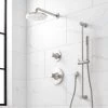 Signature Hardware Lentz Pressure Balanced Shower System with Shower Head, Hand Shower, Slide Bar, Shower Arm, Hose, and Valve Trim - Rough-In Included -Signature Hardware Shop signature hardware 476268 5643579
