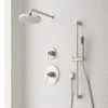 Signature Hardware Gunther Pressure Balanced Shower System with Shower Head, Hand Shower, Slide Bar, Shower Arm, Hose, and Valve Trim - Less Rough-In Valve 2 Signature Hardware Gunther Pressure Balanced Shower System with Shower Head, Hand Shower, Slide Bar, Shower Arm, Hose, and Valve Trim - Less Rough-In Valve -Signature Hardware Shop signature hardware 478465 5216638