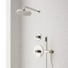 Signature Hardware Gunther Pressure Balanced Shower System with Shower Head, Hand Shower, Shower Arm, Hose, and Valve Trim - Valve Included -Signature Hardware Shop signature hardware 478475 5216638