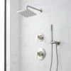 Signature Hardware Berwyn Pressure Balanced Shower System with Rain Shower Head, Hand Shower, Hose, Valve Trim and Diverter - Rough In Included -Signature Hardware Shop signature hardware 482798 518610