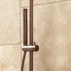 Signature Hardware Isola Thermostatic Shower System with 8" Rain Shower Head and Hand Shower - Rough In Included -Signature Hardware Shop signature hardware 922461 8 1 8 alternate view 381