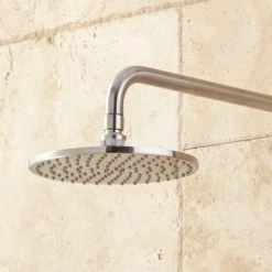 Signature Hardware Kennedy Thermostatic Tub and Shower System - Rough In Included -Signature Hardware Shop signature hardware 927732 shower head brushed nickel 180
