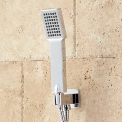 Signature Hardware Calhoun Shower System with Rainfall Shower Head and Hand Shower - Rough In Included 10 Signature Hardware Calhoun Shower System with Rainfall Shower Head and Hand Shower - Rough In Included -Signature Hardware Shop signature hardware 927746 hand shower chrome 235
