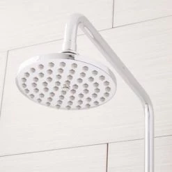 Signature Hardware Stiles Exposed Shower System with Rain Shower Head, Hand Shower and Hose - Rough In Included -Signature Hardware Shop signature hardware 931423 chrome detail 331