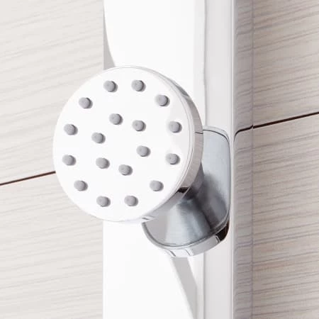 Signature Hardware Correia Thermostatic Shower Panel with Rain Shower Head, Hand Shower, Hose, and 3 Body Sprays - Rough In Included 5 Signature Hardware Correia Thermostatic Shower Panel with Rain Shower Head, Hand Shower, Hose, and 3 Body Sprays - Rough In Included - Image 3