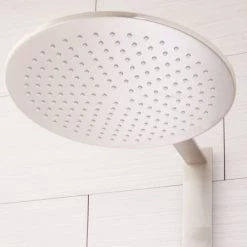 Signature Hardware Correia Thermostatic Shower Panel with Rain Shower Head, Hand Shower, Hose, and 3 Body Sprays - Rough In Included 13 Signature Hardware Correia Thermostatic Shower Panel with Rain Shower Head, Hand Shower, Hose, and 3 Body Sprays - Rough In Included -Signature Hardware Shop signature hardware 931424 nozzle detail 391