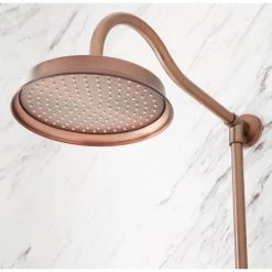 Signature Hardware Cooper Thermostatic Shower System with 8-3/4" Rainfall Shower Head and Hand Shower- Rough In Included -Signature Hardware Shop signature hardware 940967 alternate 62