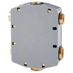 Signature Hardware Hollyn Thermostatic Shower System with 6-1/2" Rainfall Shower Head and Three Bodysprays- Rough In Included -Signature Hardware Shop signature hardware 948003 alternate 190