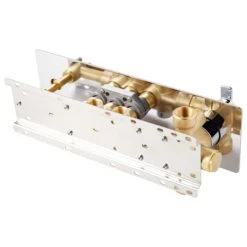 Signature Hardware Hollyn Thermostatic Shower System with 6-1/2" Rainfall Shower Head and Hand Shower- Rough In Included -Signature Hardware Shop signature hardware 948008 alternate 193