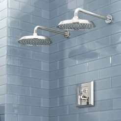 Signature Hardware Pinecrest Simple Select Dual Shower Head Shower System - Lever Handle -Signature Hardware Shop signature hardware 949736 10 1 8 alternate image 141