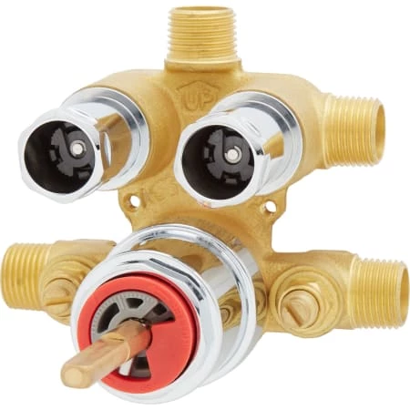 Signature Hardware Hibiscus Pressure Balanced Shower System with 10" Shower Head - Rough In Included 6 Signature Hardware Hibiscus Pressure Balanced Shower System with 10" Shower Head - Rough In Included - Image 4