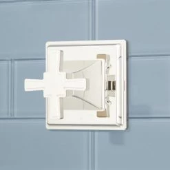 Signature Hardware Pinecrest Pressure Balanced Shower System with Shower Head, Hand Shower, Slide Bar, Shower Arm, Hose, Valve Trim, and Cross Handles -Signature Hardware Shop signature hardware 950066 10 1 8 alternate image 40