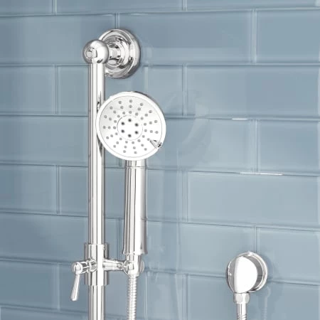 Signature Hardware Pinecrest Thermostatic Shower System with Shower Head, Hand Shower, Slide Bar, Bodysprays, Shower Arm, Hose, Valve Trim, and Lever Handles 8 Signature Hardware Pinecrest Thermostatic Shower System with Shower Head, Hand Shower, Slide Bar, Bodysprays, Shower Arm, Hose, Valve Trim, and Lever Handles - Image 6
